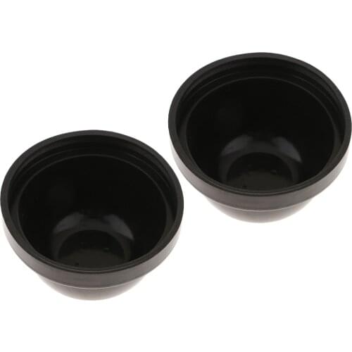 2 Pieces Retrofit Rubber Housing Seal Cover Dust Cap for Car LED Headlights Bulb Kit, (80X55mm)