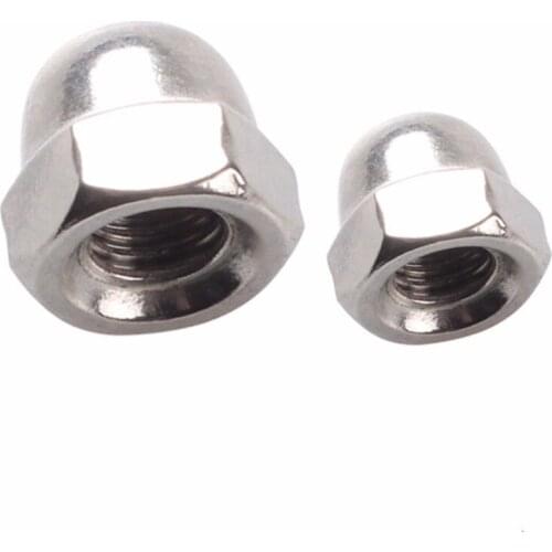 20pcs M6 M8 M10 Stainless Steel Hex Dome Cap Nut Acorn Nut Protection Cover Nut