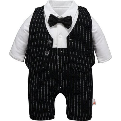 2021 New Winter Kids Clothes For Boys Cotton Newborn Jumpsuit Outfits Baby Toddler Children Jumpsuits Long Sleeve Warm Romper 2Y