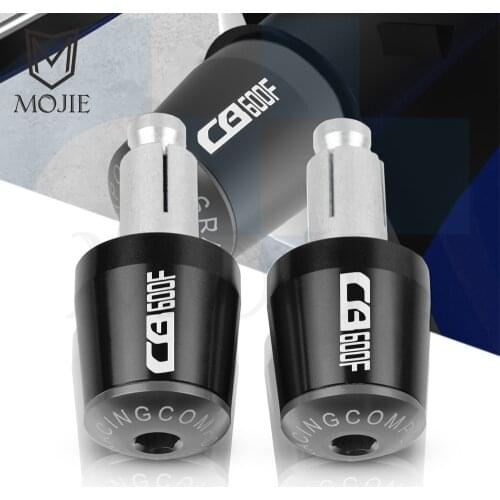 7/8" 22mm Motorcycle Handlebar Grips End Handle Bar Cap End Plug For HONDA CB600F CB 600F CB 600 F Hornet 1989-2013 2012 2011