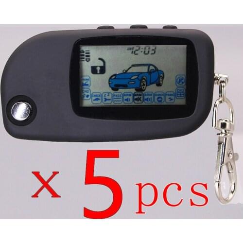 5 Pcs/lot switchblade keychain A6 uncut blade fob for Starline A6 Remote Controller folding car flip Car Alarm System Auto start