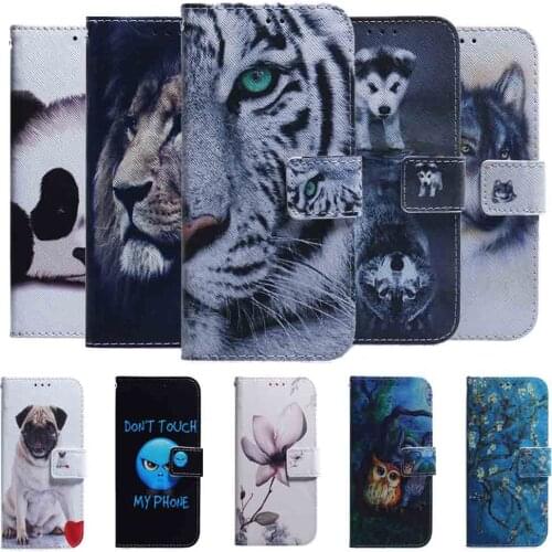 Animal Painted Flip Leather Cases For Samsung Galaxy S20 FE S20 Ultra S21 Plus M31S M51 Book Style Wallet Phone Cover Coque Etui