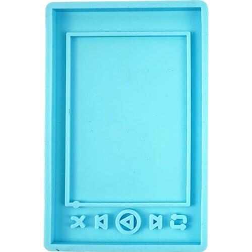 Epoxy Resin Mold DIY Crafts Keychain Jewelry Making Tool MP3 Player Casting Silicone Mould