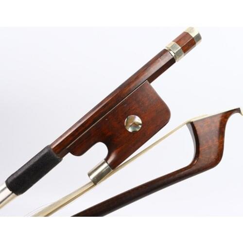 France Style 3/4 upright Double Bass bow Snakewood Bow Natural Bow Hair Snakewood frog Bass accessories parts Use #BGSF