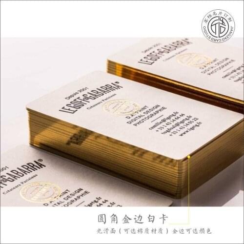 Customized Cotton Paper LetterPress high-end business card production relief gravure printing card custom-made business card