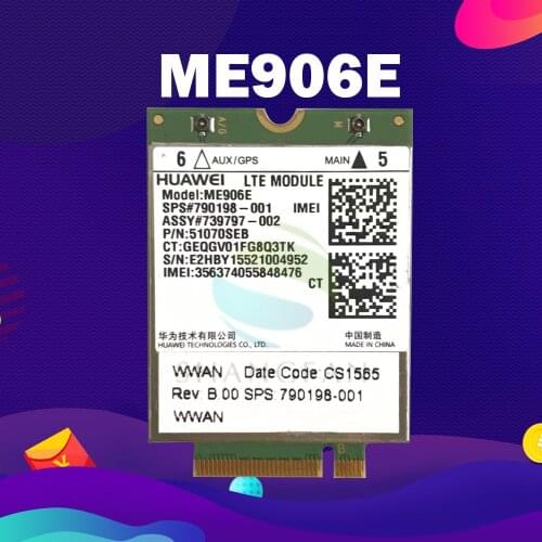 HUAWEI ME906E LT4112 3G/4G module WWAN NGFF Card For HP NETWORK CARD 430 445 820 830 840 842922-003