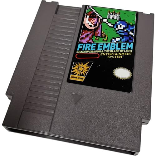 Classic retro video game 8-bit NES game cartridge for 72pin NES game console - gray shell