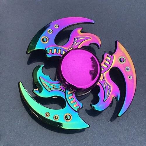 Colorful Metal Alloy Fidget Spinner R188 Smooth Bearing Mute Rainbow Hand Spinner Stress Reliever Toys For Children Adult Gifts