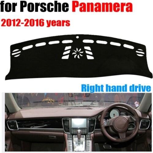 Car dashboard cover mat for Porsche Panamera 2012-2016 Right hand drive dashmat pad dash covers auto dashboard accessories