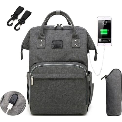 Fashion Baby diaper bag mommy stroller bags large capacity waterproof nappy bag mummy maternity travel backpack nursing handbag