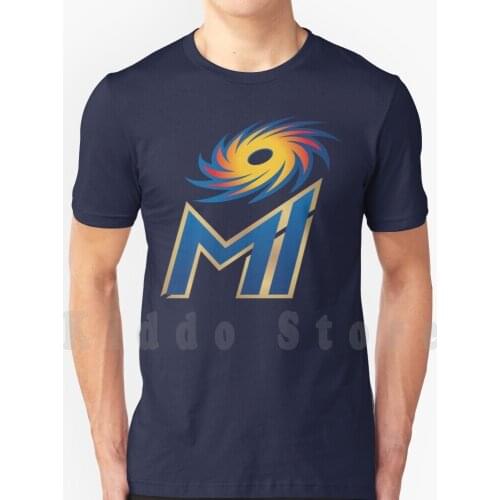 Mumbai Indians-Ipl Cricket 2020 ( Blue ) T Shirt Cotton Men Diy Print Cool Tee Mumbai Indians India Cricket Fever Dubai 2020