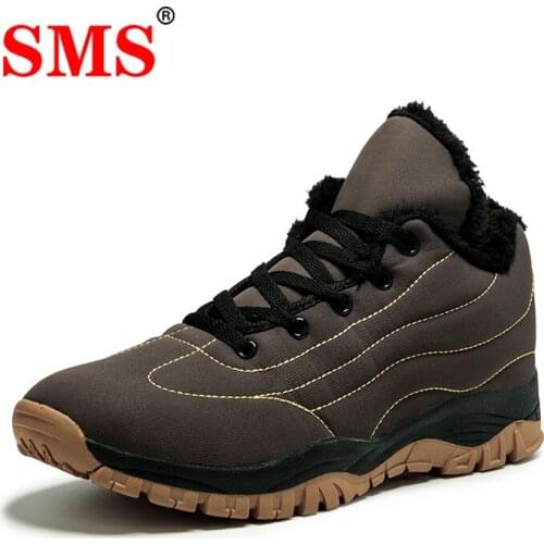 Men Winter Snow Boots Hiking Shoes Sneakers Super Warm Mens Boots Outdoor Male Hiking Boots Trekking Couple Shoes Plus Size