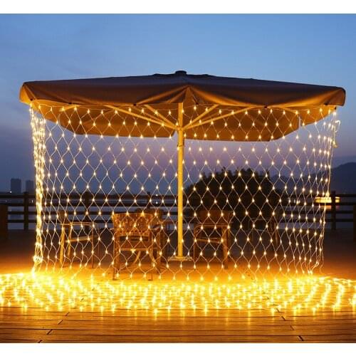 Holiday Garden Decor Outdoor Waterproof Colorful Fairy Light String Christmas Decoration for Home Garland Wedding Decoration