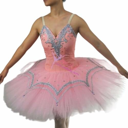 Nutcracker professional ballet tutu pink ballerina pancake classical ballet tutu skirt Custom Made sleeping beauty ballet tutu