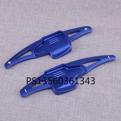 Blue Shift Paddle Steering Wheel Fit for Ford Focus Ecosport Kuga Frame
