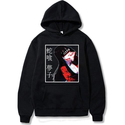 Yumeko Jabami Hoodie Kakegurui Printed Long Sleeve Hoodies Streetswear Anime Hoodie Sweatshirt Harajuku Unisex