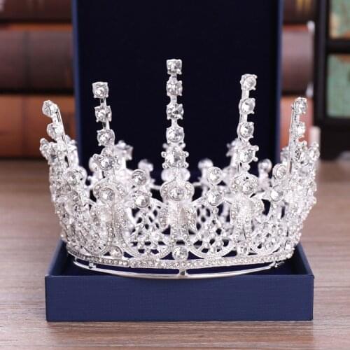 Jeweled Crowns Beautiful Headpiece Wedding Crown Wedding Tiaras Hair Accessories for Prom Birthday Costume Party LL@17
