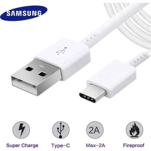 100%Original Samsung type c cable galaxy 120cm Charge cable quick fast charge USB 3.1 Type C for S8 s9 Plus note 8 note 9 A7 A8