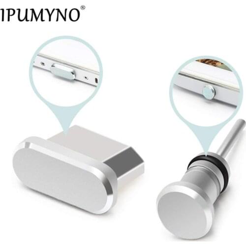 1set Metal Micro Dust Plug USB Charging Earphone Jack Port for Android Samsung Xiaomi Huawei Mobile Phone Accessories Gadgets
