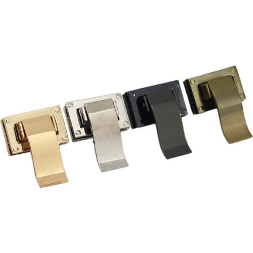 1pcs Metal Long Tongue Lock Fashion Lock Clasp For DIY Handbag Bag Purse Luggage Hardware Closure Bag Parts Accessories