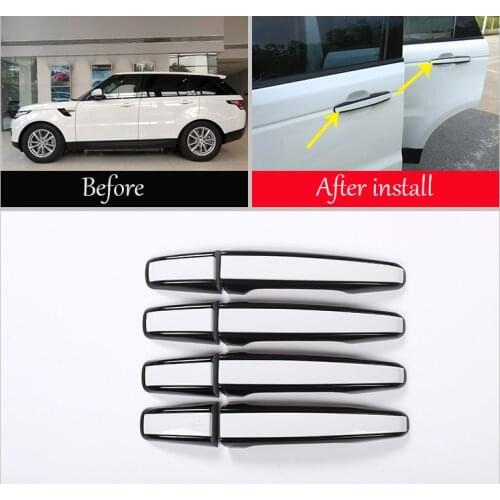 8pcs Car Door Handle Replacement Parts Trims For Land Rover Discovery Sport LR5 Range Rover Sport Evoque Vogue LR405