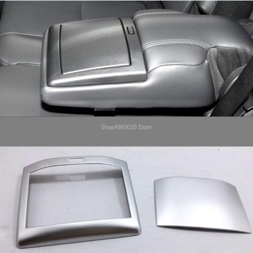 Car-Styling Accessory For Toyota Land Cruiser Prado 150 FJ150 2018 2019 Seat Water Cup Panel Cover Frame Trim ABS Chrome Sticker