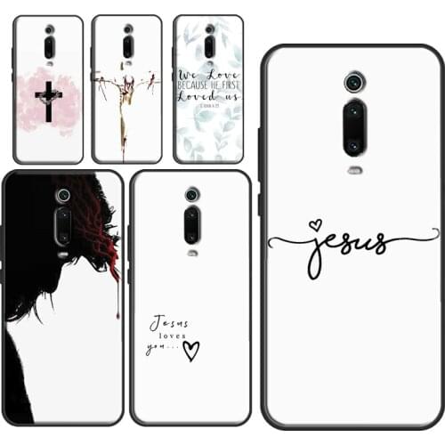 Christian Jesus Gods Love Phone Case For Xiaomi Mi 11 Lite Ultra Mi 10T Pro Note 10 Lite POCO F3 F2 M3 X3 Pro Cover
