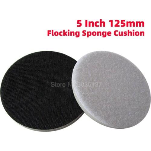 1Pcs 5 Inch Sanding Discs Pad Plate Sponge Cushions Grinder Rotary Buffing Soft Buffer Interface Cushion Pads Waxing Protective