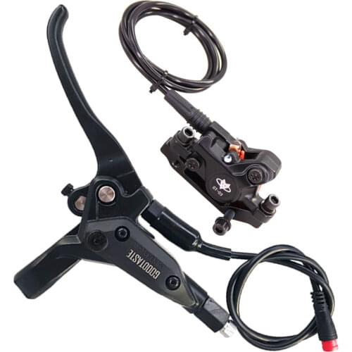 Power-off oil lithium electric folding for driving oil disc of mountain bicycle Scooter bicycle Left hand front brake caliper