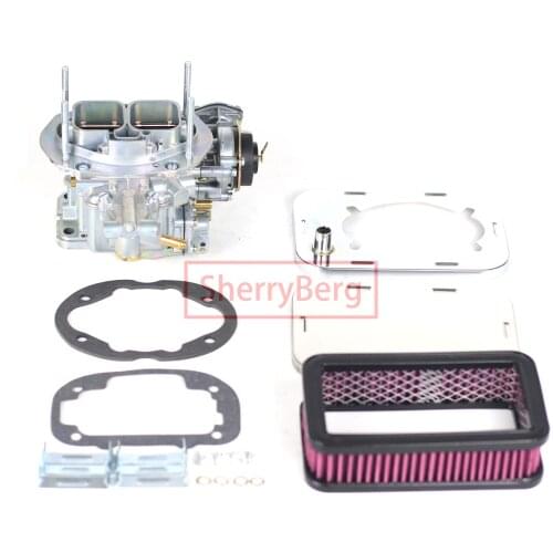 CARBURETOR CARB + Air Filter 45mm EMPI 32/36 DFEV Electric choke For FIAT 124/131 Mazda Mitsunishi Dodge VW Dune Buggy Bug Weber