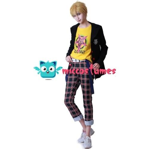 Persona 5 Ryuji Sakamoto Shujin Skull Cosplay Costume School Uniform Outfit