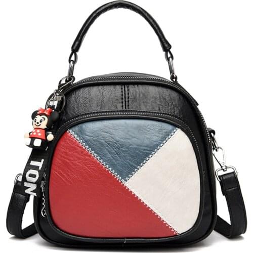 Multifunction Women Backpack School Bags For Girls Travel Bag Female Leather Shoulder Bags For Women Vintage Backpack Mochilas