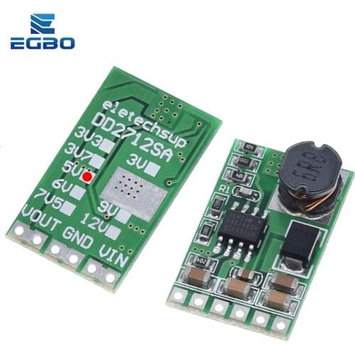 EGBO 3.5A DC-DC Converter Module Buck Step-Down Voltage Regulator Board 4.5V-27V to 3V 3.3V 3.7V 5V 6V 7.5 9V 12V DD2712sa