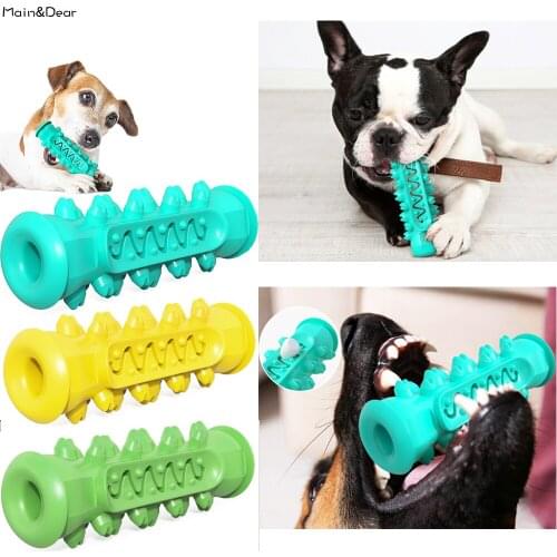 Molar Stick Dog Toy Bite-resistant Wear-resistant Clean Teeth Dog Bite Rubber Toy Snake Placed Toys