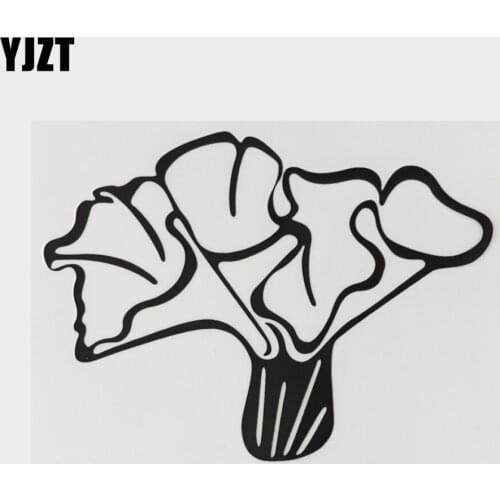 YJZT 14.6CM×10.8CM Marine Microorganism Vinyl Coral Like A Skirt Decal Car Sticker 18A-0090