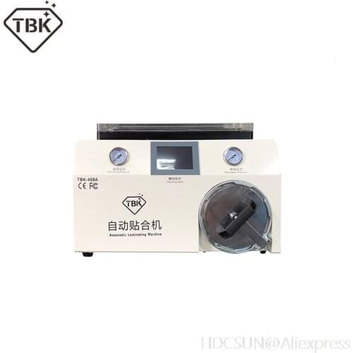 Newest TBK-408A 15 Inch Vacuum Pump LCD OCA Laminating Machine Debubbler In One Machine For Smart Phone Touch Screen Refurbish