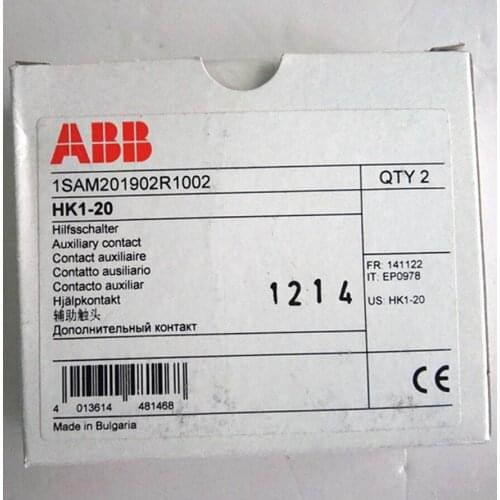 2PCS New For ABB HK1-20 Side Mounted Auxiliary Contact free shipping