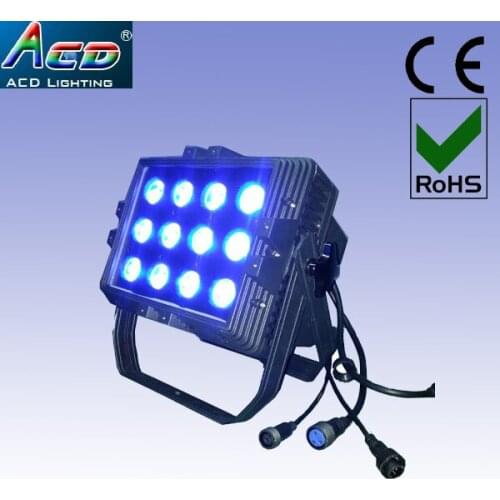 Wholesale 12*15w 5in1 rgbwa outdoor flood light IP65 LED waterproof ip65 square wall washer lamp lights 220V 240V