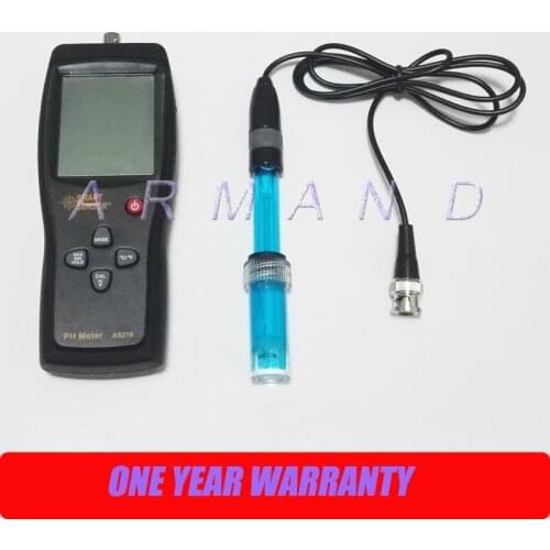 PH Meter glass electrode Smart Sensor AS218 0.00-14.00pH