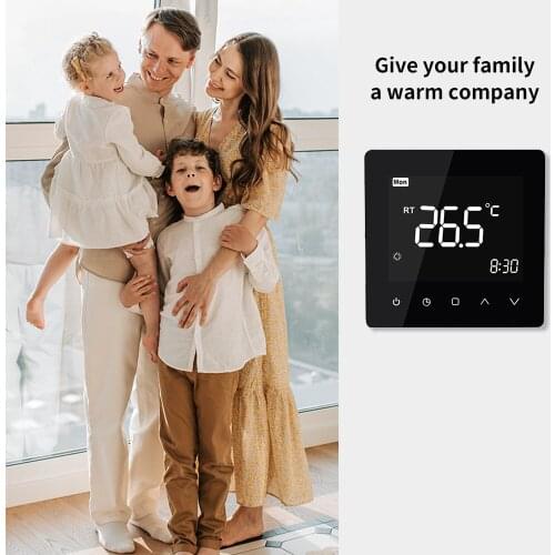 Thermostat Programmable Google Home LCD Digital Thermostat Wifi GA/GB/GC Winter Warm Alexa APP 220V Room Temperature Controller