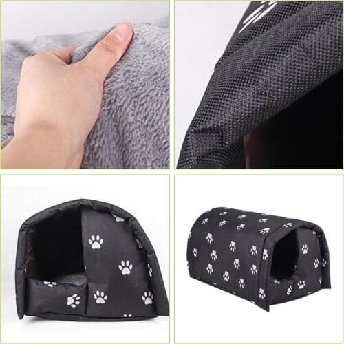 Cats Products For Pets House Cute Safe Waterproof Warm Stray Cats Shelter #W0