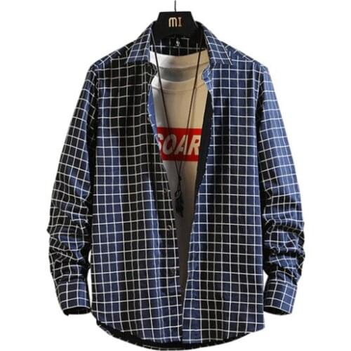 Мужские клечатые рубашки UNIVOS KUNI China At AliExpress