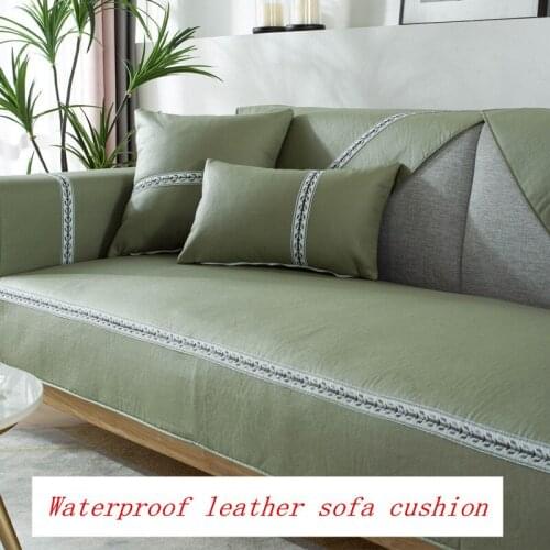 Waterproof Urine prevention Leather sofa cushion Non-sticky hair Non-slip Pet sofa cover All inclusive slipcover customize