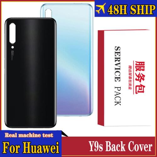 Back Housing Replacement for Huawei Y9s Back Cover Battery Glass with For Huawei P smart Pro Battery Cover