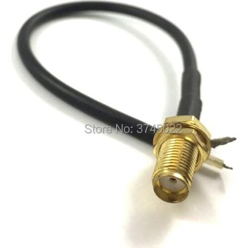 10pcs SMA Female Connector RF Coaxial Cable 15cm RG174 For Wifi Antenna