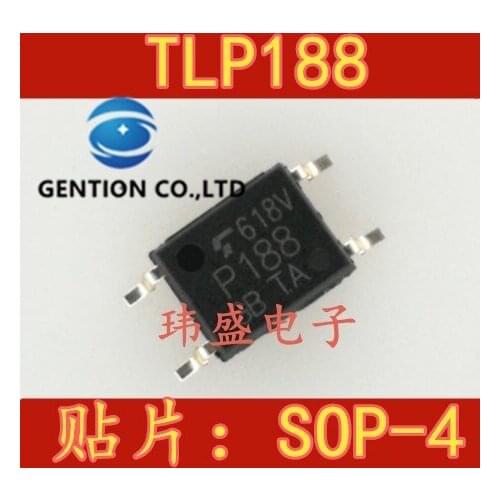 10PCS TLP188 light coupling P188 SOP4 TLP188GB optical isolator in stock 100% new and original