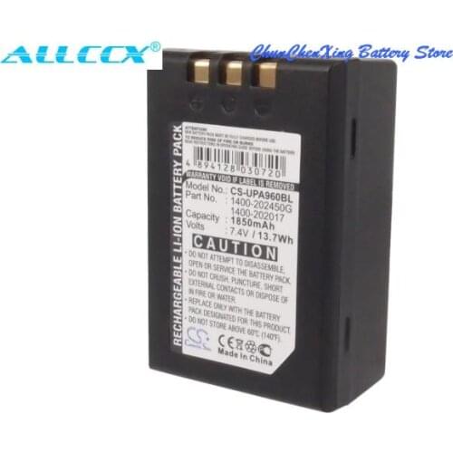 Cameron Sino 1850mAh Battery for Unitech PA960, PA962, PA963, RH767, RH767C