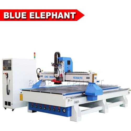 ATC auto tool changer hot sale 1530 wood working ATC cnc router wooden doors design with tools for cutting of wood