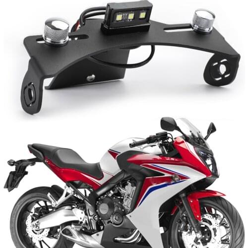 CB650F CBR650F License Plate Bracket Holder Fender Eliminator LED Light For Honda CB 650 F CBR 650F 2019 2018 2017 2016 2015 14