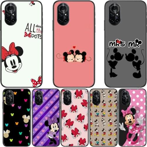 Disney phone case soft quality apple Clear Phone Case For Huawei Honor 20 10 9 8A 7 5T X Pro Lite 5G Black Etui Coque Hoesjes